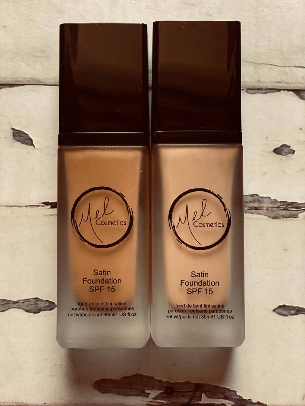 In Stock #125 Tan in a Bottle  Balanced Satin Finish Foundation (Medium to Full Coverage