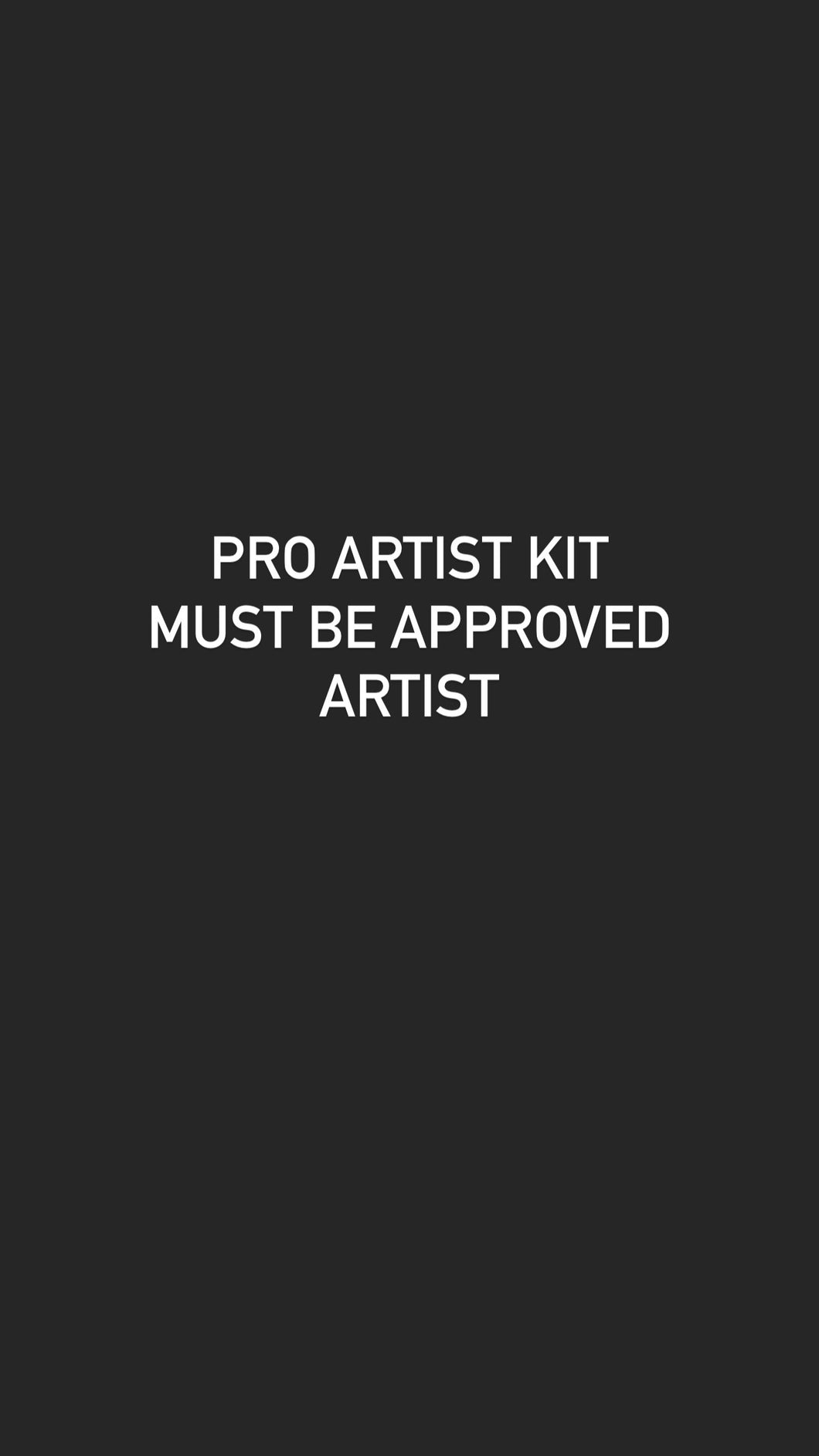 Sampler Pro Kit ( pre order item )